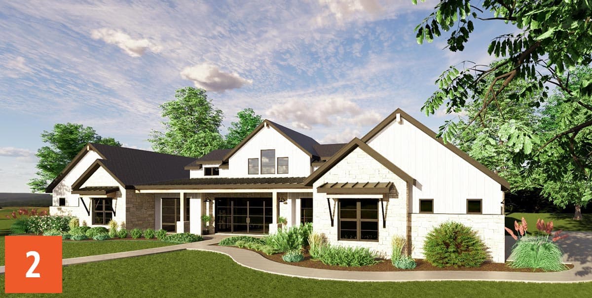Plan 819000JSSB: HomeBuilder's ProSpec Pack: 3 Versatile House Plans for Subdivisions & Developments - Image #10 - Country, Craftsman, Farmhouse, Hill Country, Modern Farmhouse, New American, Ranch, Rustic, Transitional
