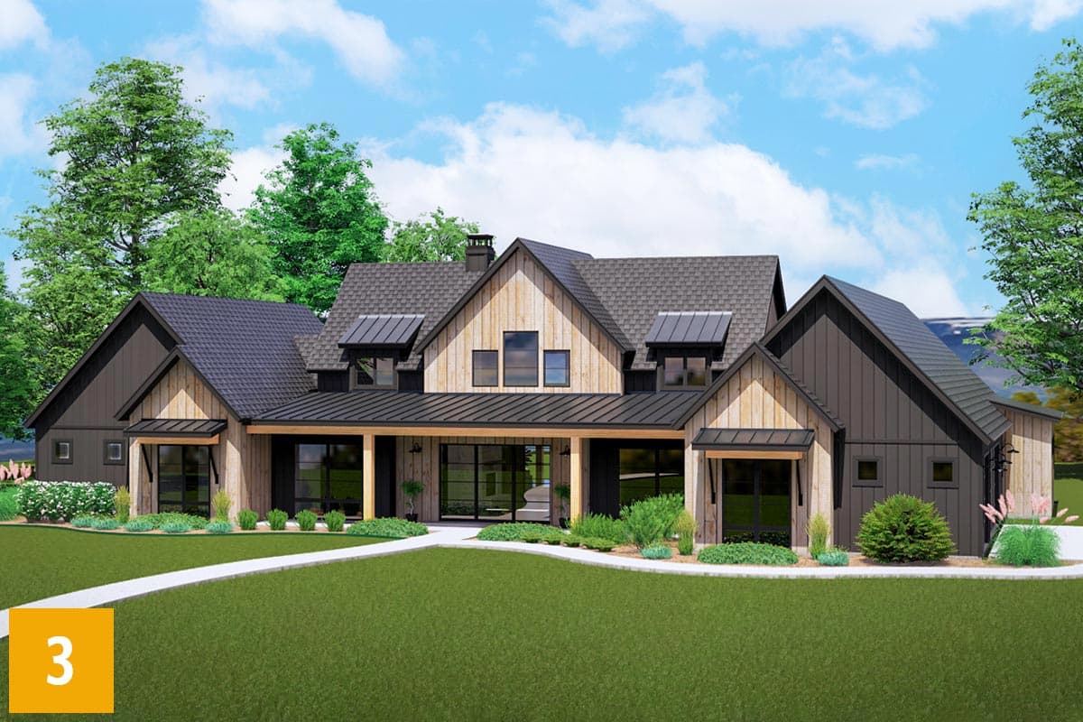 Plan 819000JSSB: HomeBuilder's ProSpec Pack: 3 Versatile House Plans for Subdivisions & Developments - Image #11 - Country, Craftsman, Farmhouse, Hill Country, Modern Farmhouse, New American, Ranch, Rustic, Transitional