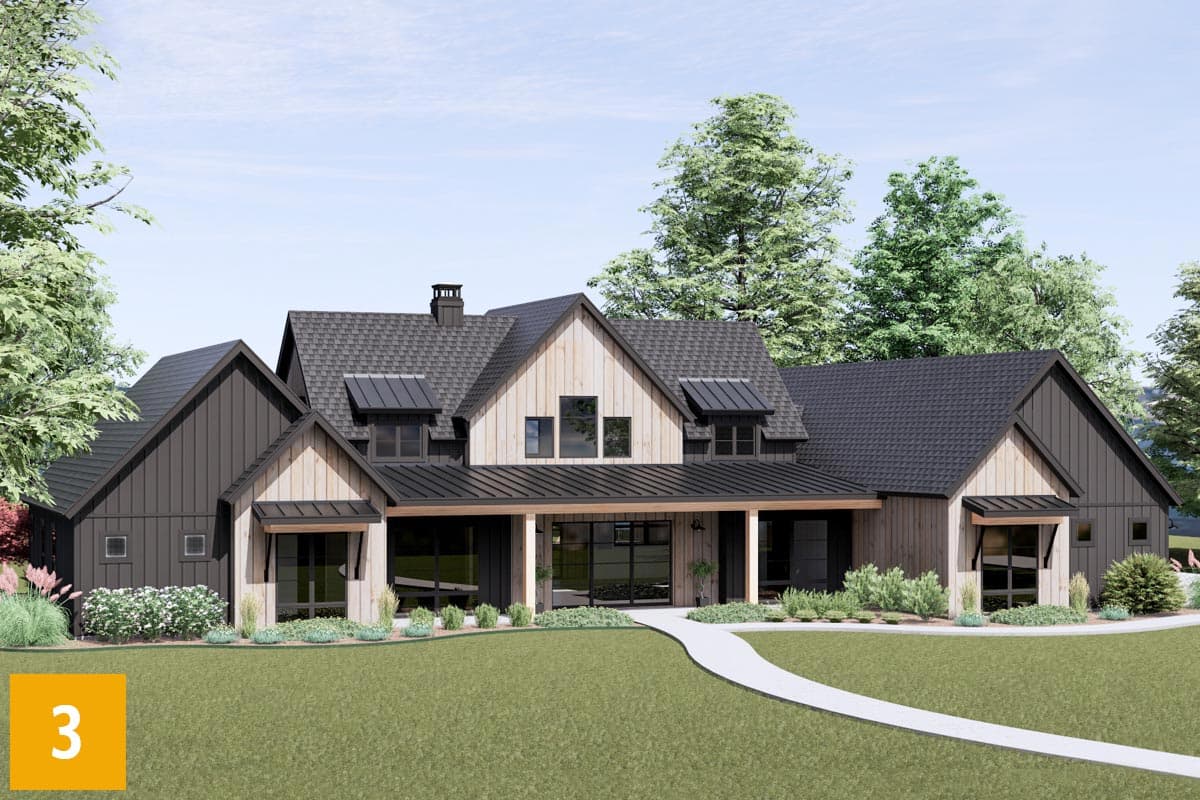 Plan 819000JSSB: HomeBuilder's ProSpec Pack: 3 Versatile House Plans for Subdivisions & Developments - Image #13 - Country, Craftsman, Farmhouse, Hill Country, Modern Farmhouse, New American, Ranch, Rustic, Transitional
