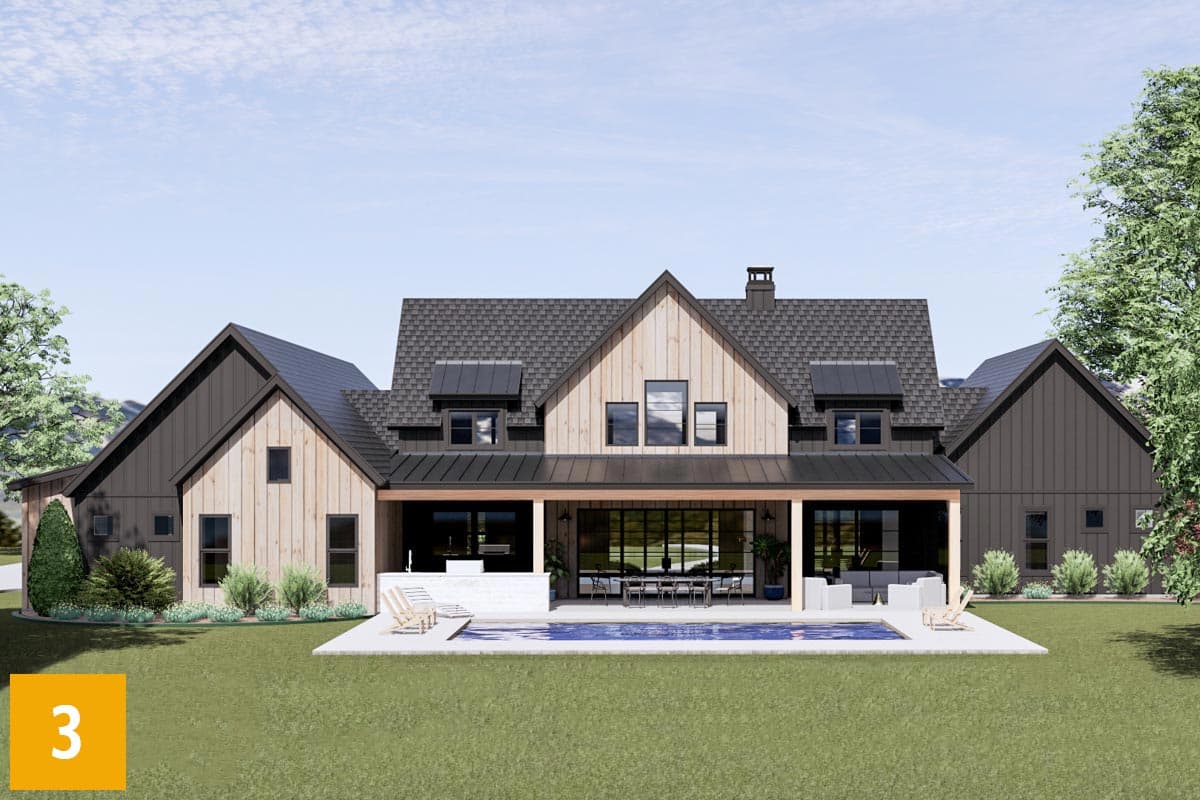 Plan 819000JSSB: HomeBuilder's ProSpec Pack: 3 Versatile House Plans for Subdivisions & Developments - Image #12 - Country, Craftsman, Farmhouse, Hill Country, Modern Farmhouse, New American, Ranch, Rustic, Transitional