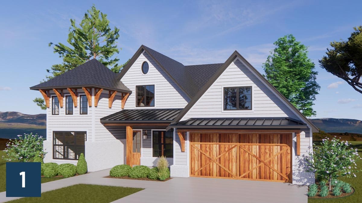 Plan 819001JSSB: HomeBuilder's ProSpec Pack: 2 Versatile House Plans for Subdivisions & Developments - Image #5 - Country, Craftsman, New American, Northwest