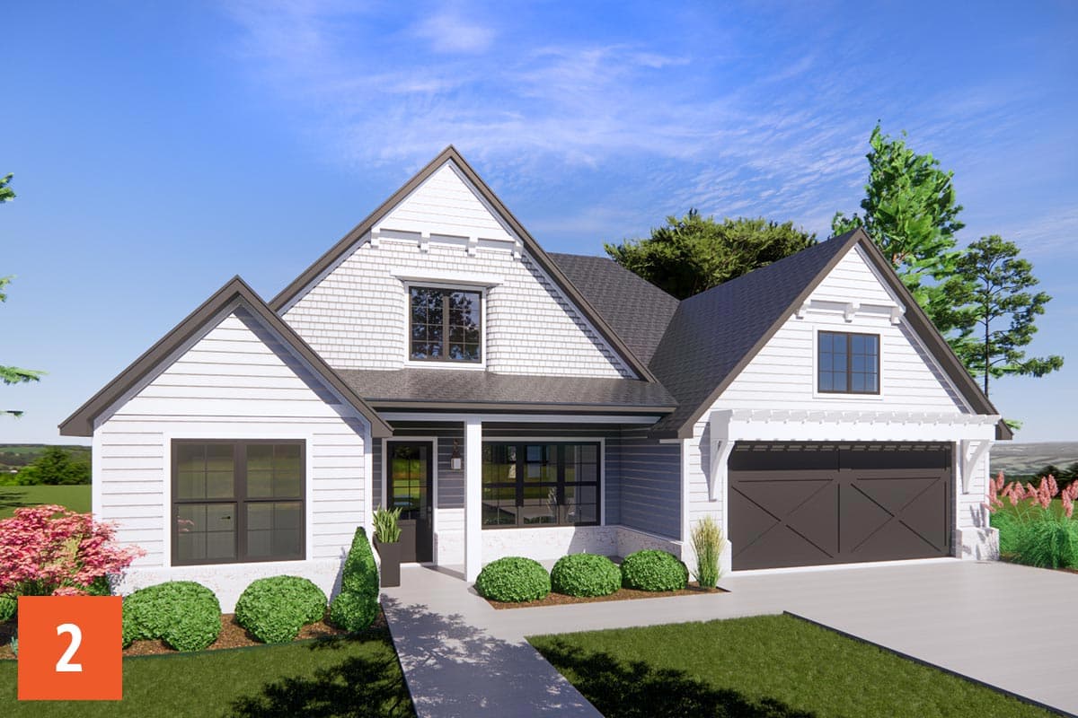 Plan 819001JSSB: HomeBuilder's ProSpec Pack: 2 Versatile House Plans for Subdivisions & Developments - Image #7 - Country, Craftsman, New American, Northwest