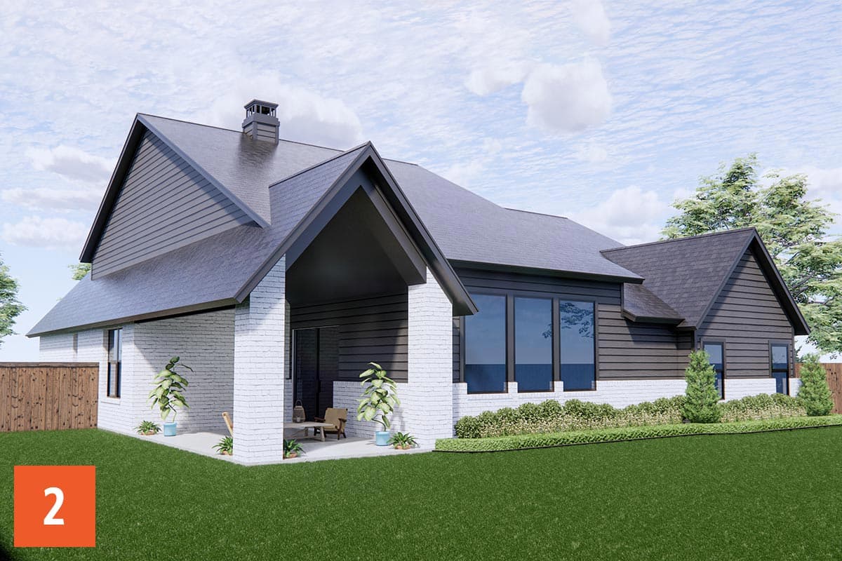Plan 819002JSSB: HomeBuilder's ProSpec Pack: 3 Versatile House Plans for Subdivisions & Developments - Image #8 - Contemporary, Craftsman, European, New American, Transitional