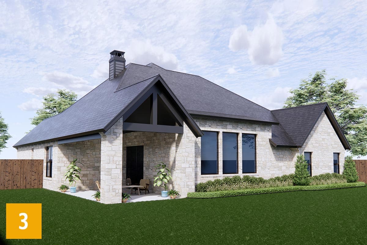 Plan 819002JSSB: HomeBuilder's ProSpec Pack: 3 Versatile House Plans for Subdivisions & Developments - Image #12 - Contemporary, Craftsman, European, New American, Transitional