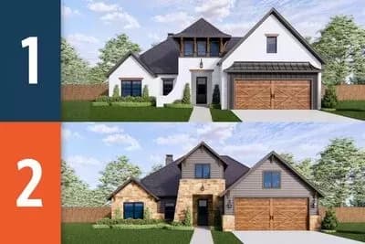 HomeBuilder's ProSpec Pack: 2 Versatile House Plans for Subdivisions & Developments