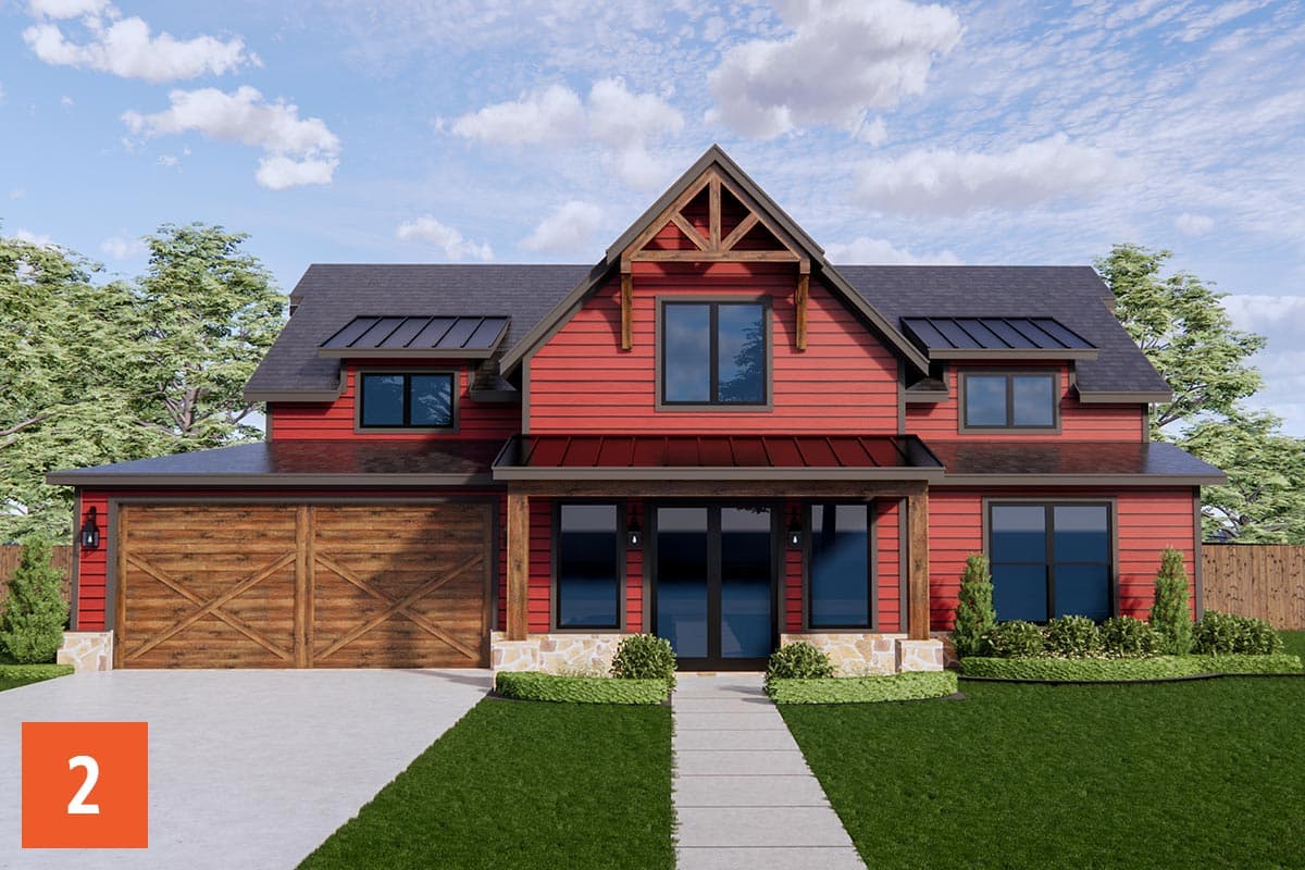 Plan 819004JSSB: HomeBuilder's ProSpec Pack: 2 Versatile House Plans for Subdivisions & Developments - Image #5 - Craftsman, Mountain, Rustic