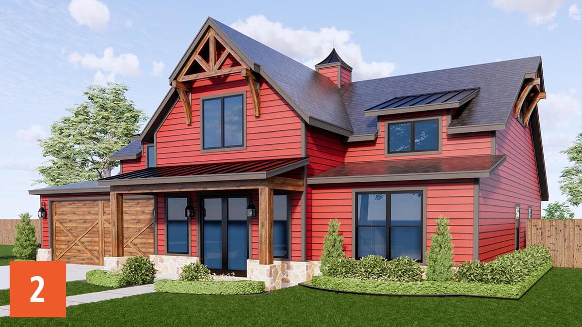 Plan 819004JSSB: HomeBuilder's ProSpec Pack: 2 Versatile House Plans for Subdivisions & Developments - Image #7 - Craftsman, Mountain, Rustic