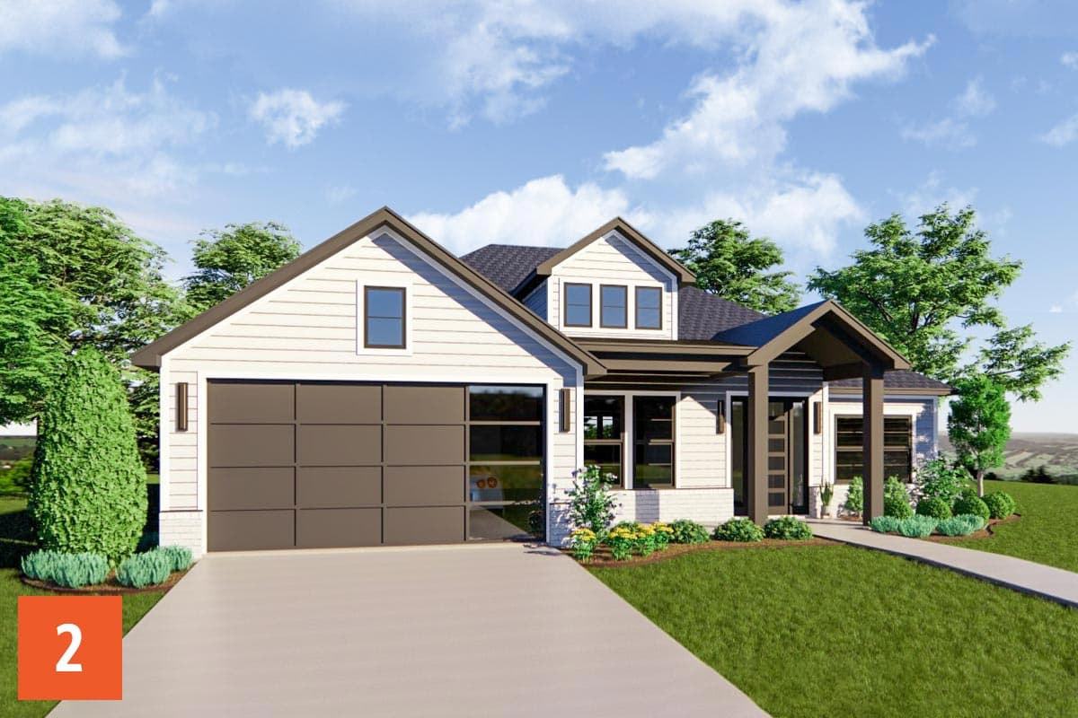 Plan 819006JSSB: HomeBuilder's ProSpec Pack: 2 Versatile House Plans for Subdivisions & Developments - Image #7 - Country, Craftsman, New American, Ranch, Rustic