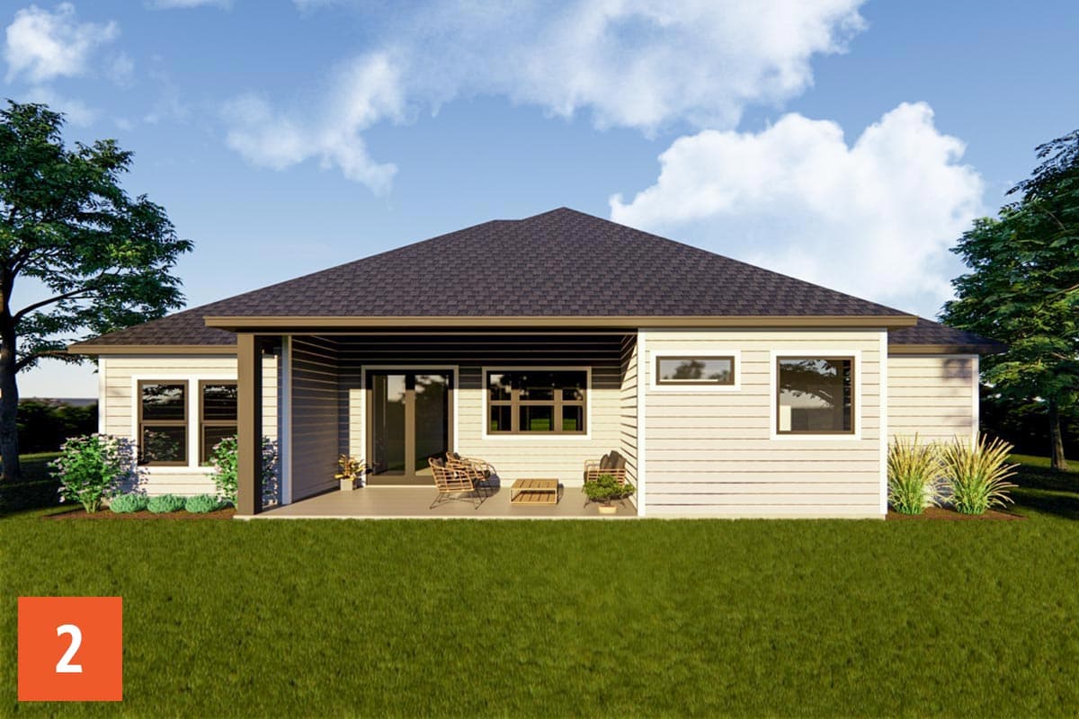 Plan 819006JSSB: HomeBuilder's ProSpec Pack: 2 Versatile House Plans for Subdivisions & Developments - Image #8 - Country, Craftsman, New American, Ranch, Rustic
