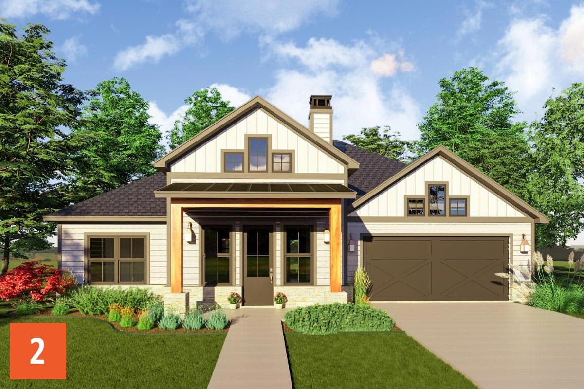 Plan 819007JSSB: HomeBuilder's ProSpec Pack: 2 Versatile House Plans for Subdivisions & Developments - Image #6 - Country, Farmhouse, Modern Farmhouse, Rustic, Traditional