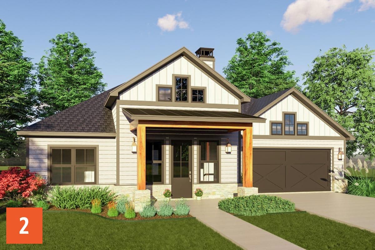 Plan 819007JSSB: HomeBuilder's ProSpec Pack: 2 Versatile House Plans for Subdivisions & Developments - Image #7 - Country, Farmhouse, Modern Farmhouse, Rustic, Traditional