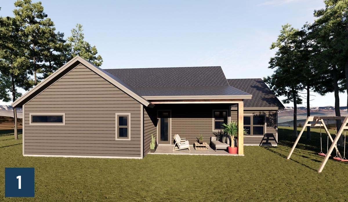 Plan 819007JSSB: HomeBuilder's ProSpec Pack: 2 Versatile House Plans for Subdivisions & Developments - Image #4 - Country, Farmhouse, Modern Farmhouse, Rustic, Traditional