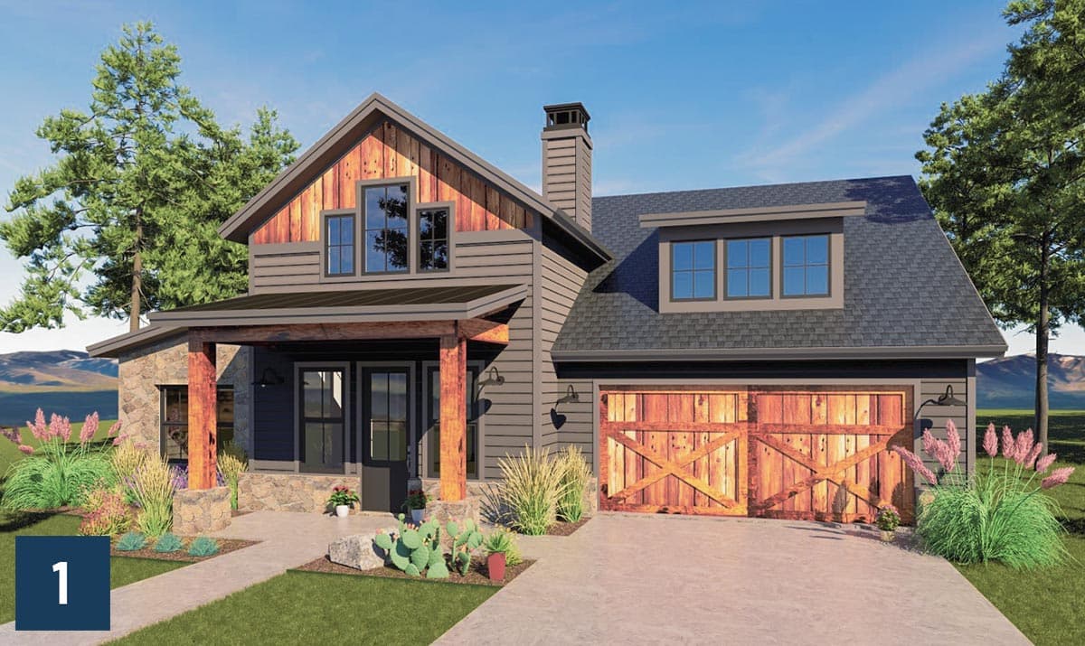 Plan 819007JSSB: HomeBuilder's ProSpec Pack: 2 Versatile House Plans for Subdivisions & Developments - Image #5 - Country, Farmhouse, Modern Farmhouse, Rustic, Traditional