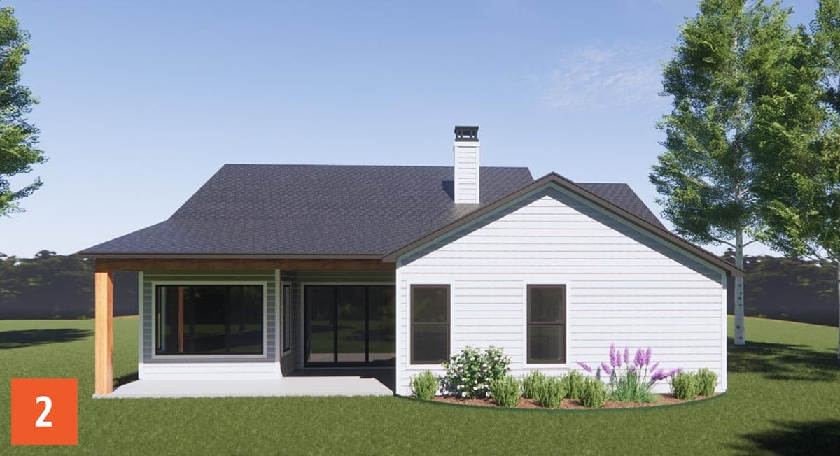 Plan 819008JSSB: HomeBuilder's ProSpec Pack: 2 Versatile House Plans for Subdivisions & Developments - Image #9 - Country, Craftsman, Farmhouse, Ranch, Rustic