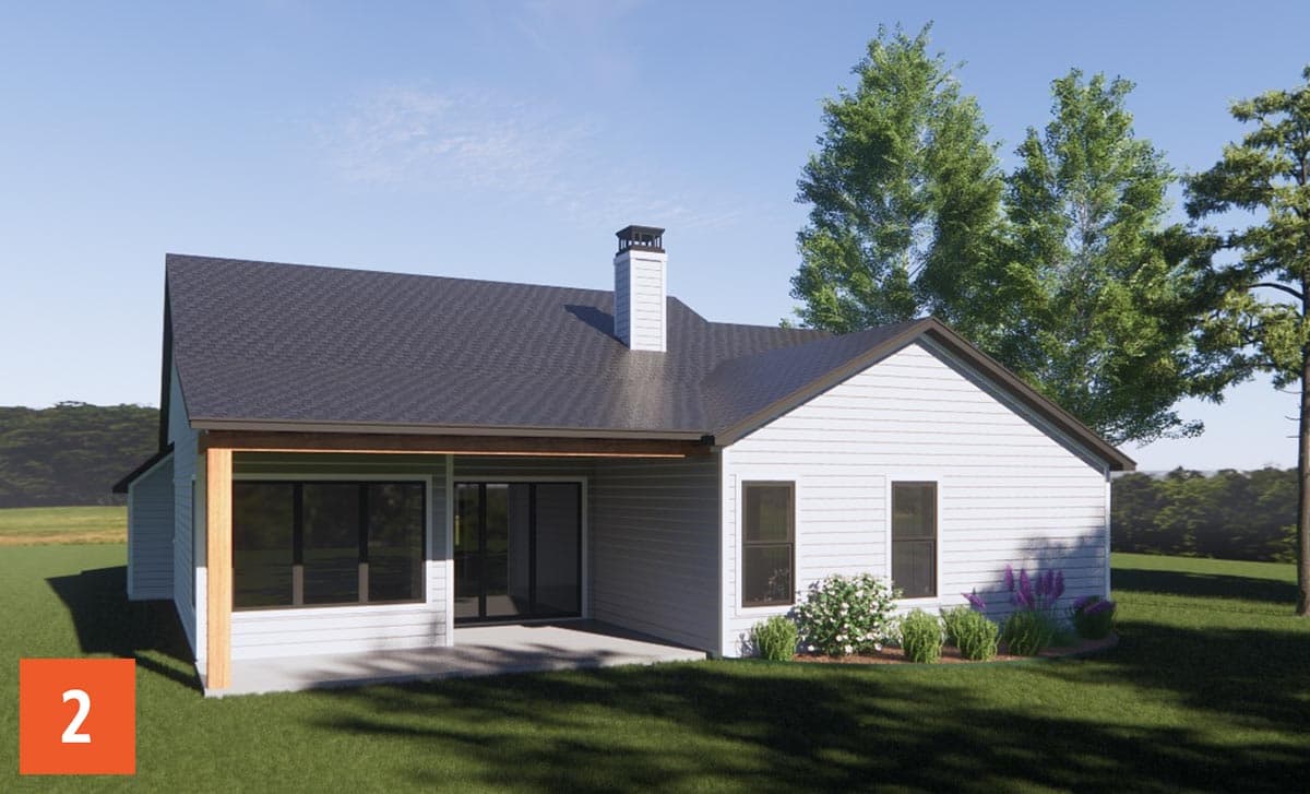 Plan 819008JSSB: HomeBuilder's ProSpec Pack: 2 Versatile House Plans for Subdivisions & Developments - Image #10 - Country, Craftsman, Farmhouse, Ranch, Rustic