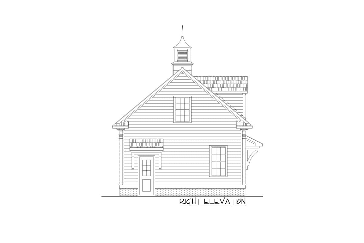 Plan 550011LAN: 728 Square Foot Detached 2-Car Garage with Full-Height Storage Above - Image #5 - Traditional