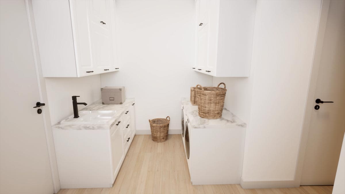 Plan 52324WM: 4 Bed Barndominium-Style House Plan with Wrap-Around Porch and Game Room - 2761 Sq Ft - Image #29 - Barndominium, Country, Craftsman, Rustic