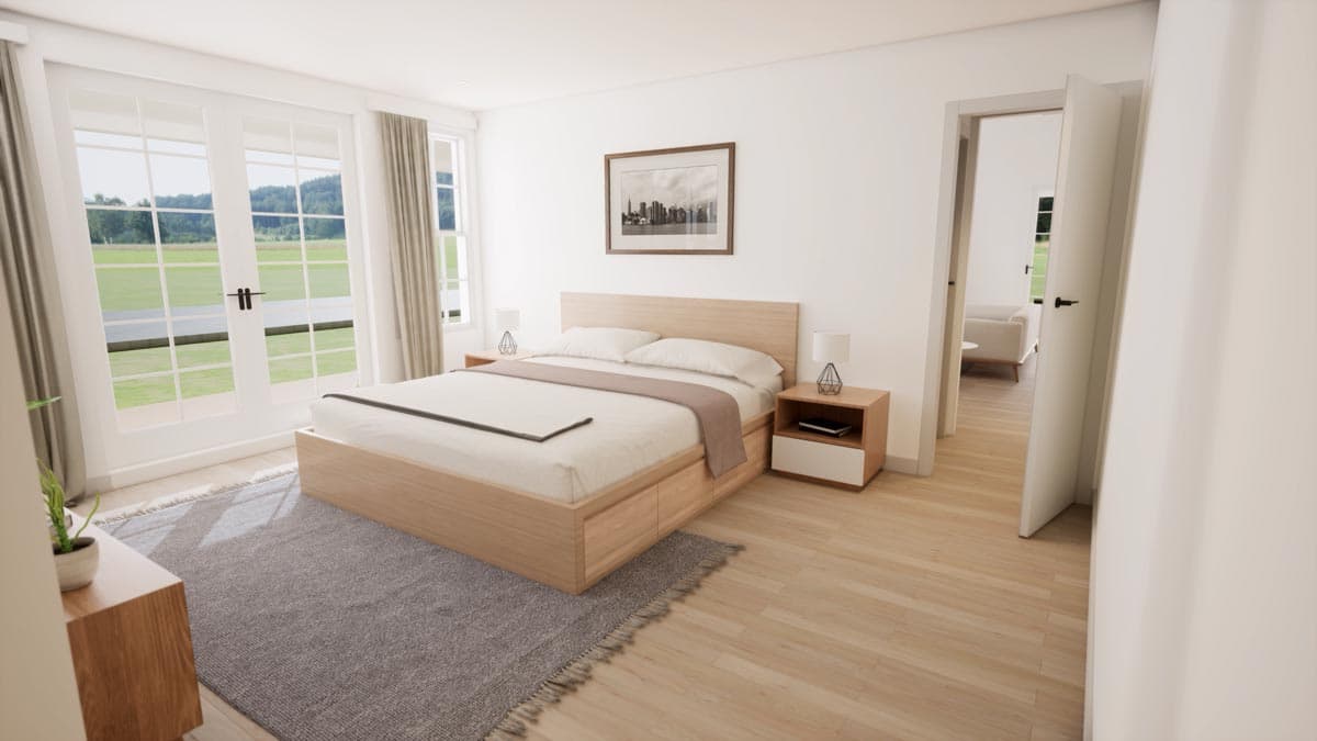 Plan 52324WM: 4 Bed Barndominium-Style House Plan with Wrap-Around Porch and Game Room - 2761 Sq Ft - Image #30 - Barndominium, Country, Craftsman, Rustic