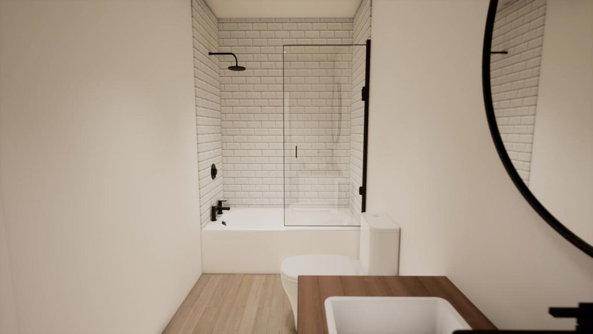 Plan 52324WM: 4 Bed Barndominium-Style House Plan with Wrap-Around Porch and Game Room - 2761 Sq Ft - Image #43 - Barndominium, Country, Craftsman, Rustic