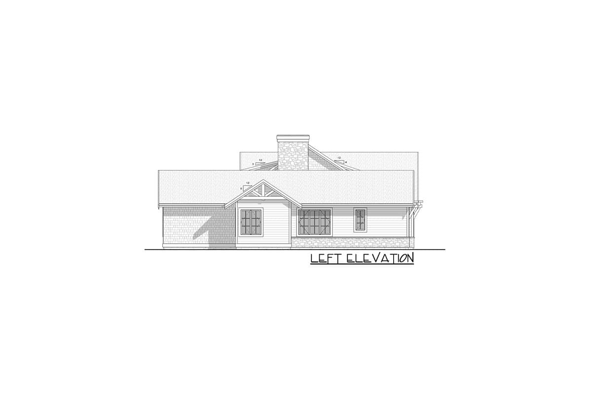 Plan 770512JME: 3-Bed Mountain Ranch Plan with Multiple Gathering Spaces - Image #16 - Country, Craftsman, Farmhouse, Modern Farmhouse, Mountain, New American, Ranch