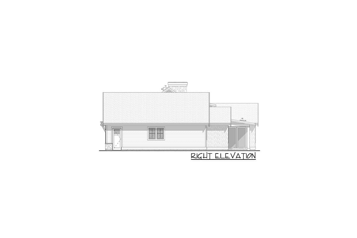 Plan 770512JME: 3-Bed Mountain Ranch Plan with Multiple Gathering Spaces - Image #18 - Country, Craftsman, Farmhouse, Modern Farmhouse, Mountain, New American, Ranch