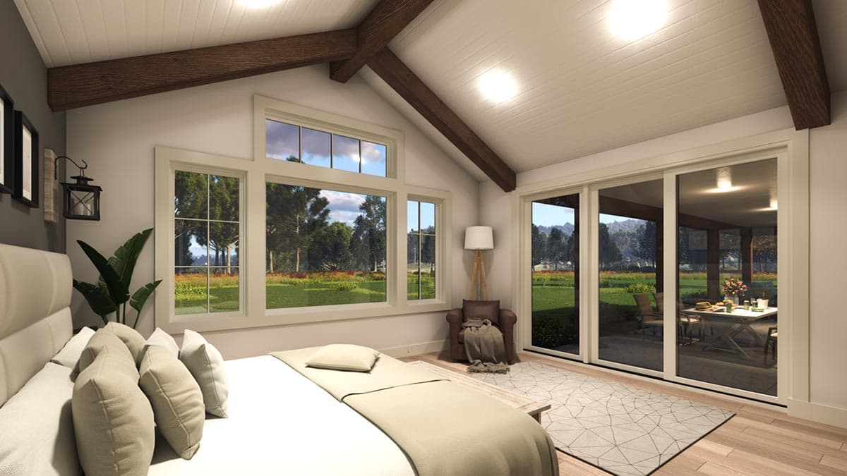 Plan 770512JME: 3-Bed Mountain Ranch Plan with Multiple Gathering Spaces - Image #10 - Country, Craftsman, Farmhouse, Modern Farmhouse, Mountain, New American, Ranch