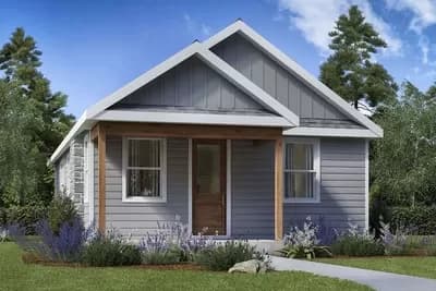 2 Bed House Plan Just Over 1000 Square Feet
