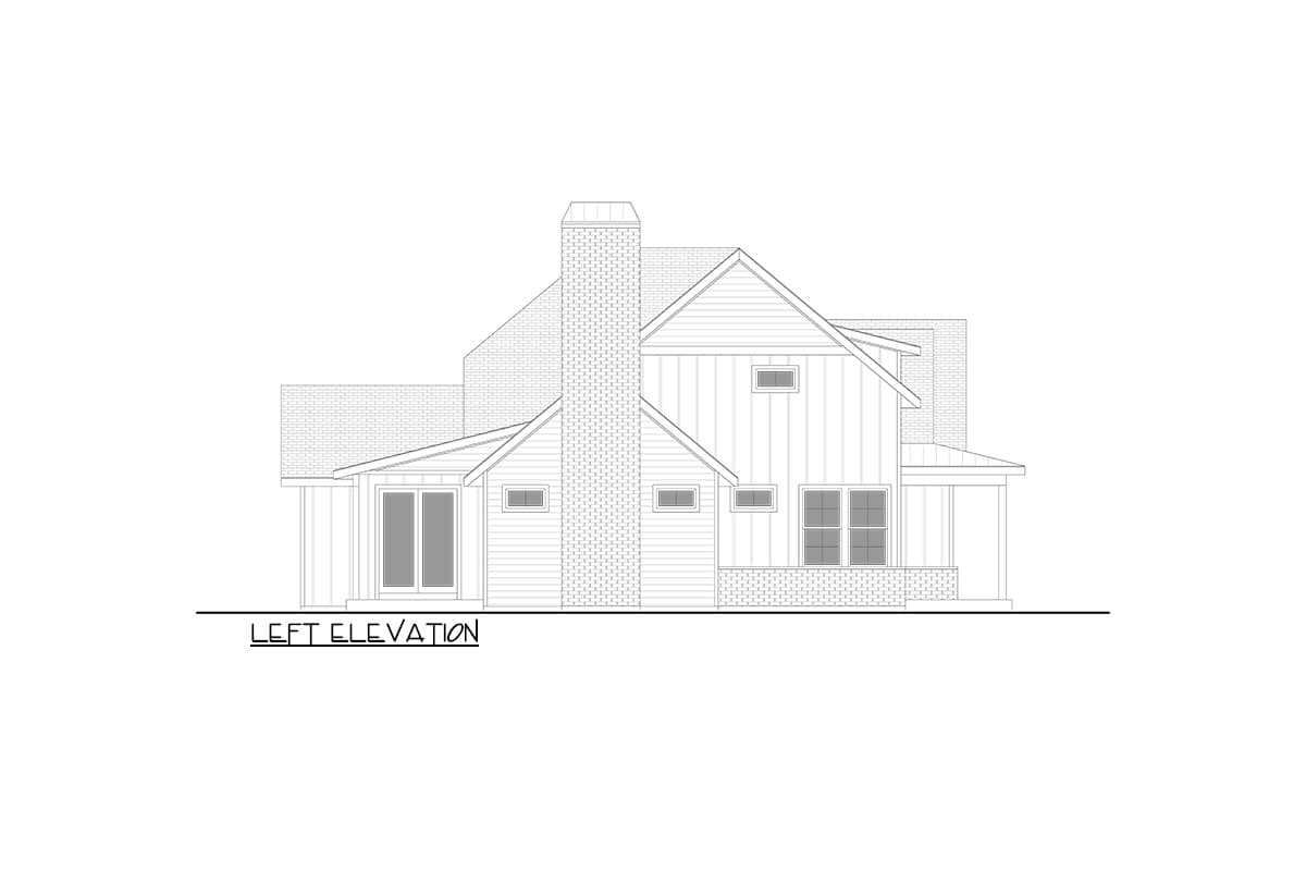 Plan 365043PED: New American Craftsman Plan with Front or Side Load Garage - Image #4 - Country, Craftsman, Modern Farmhouse, New American