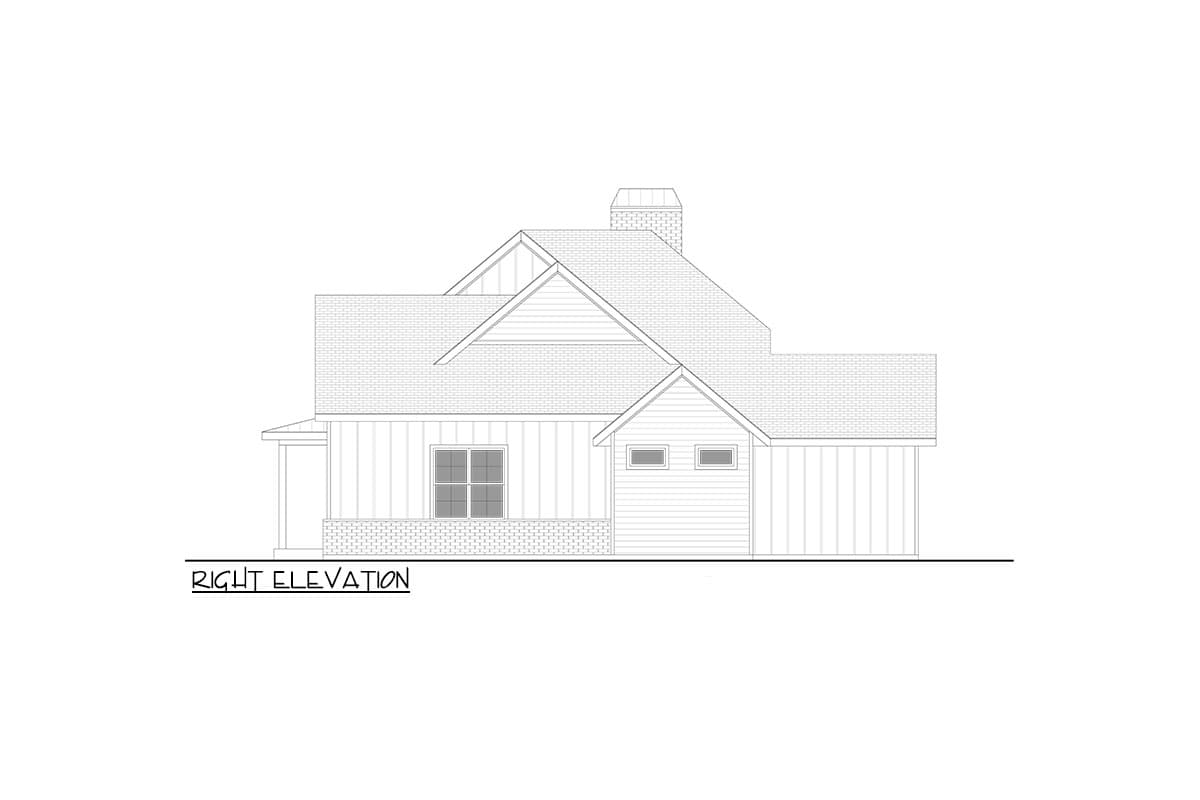 Plan 365043PED: New American Craftsman Plan with Front or Side Load Garage - Image #6 - Country, Craftsman, Modern Farmhouse, New American