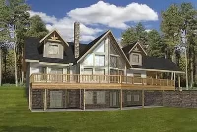 Magnificent Windows with Angled Garage