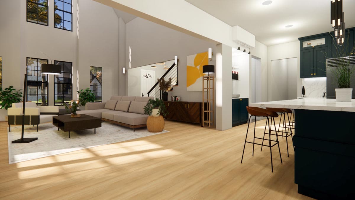 Plan 421530CHD: 4-Bed Transitional Home Plan Just Under 4,000 Square Feet  - Image #17 - European, New American, Transitional