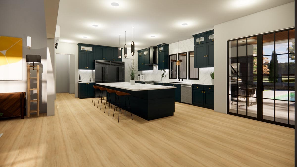 Plan 421530CHD: 4-Bed Transitional Home Plan Just Under 4,000 Square Feet  - Image #19 - European, New American, Transitional