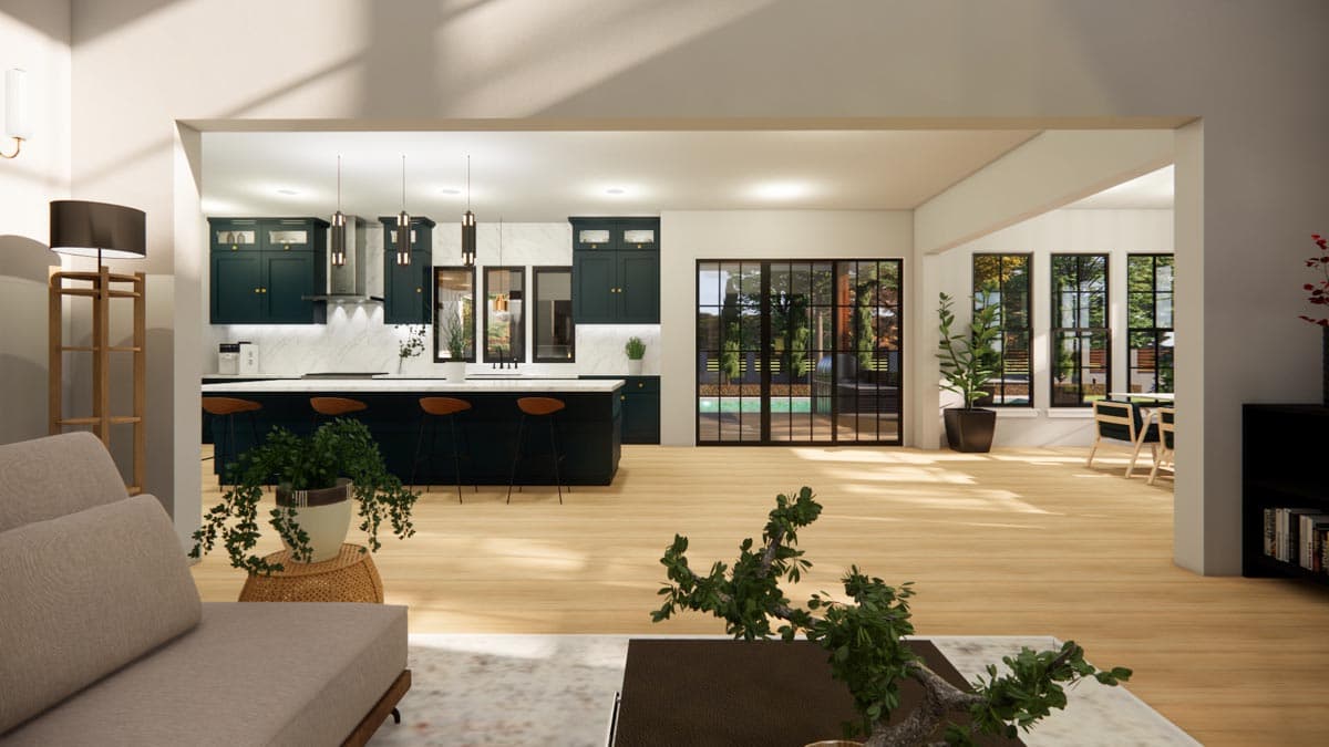 Plan 421530CHD: 4-Bed Transitional Home Plan Just Under 4,000 Square Feet  - Image #20 - European, New American, Transitional