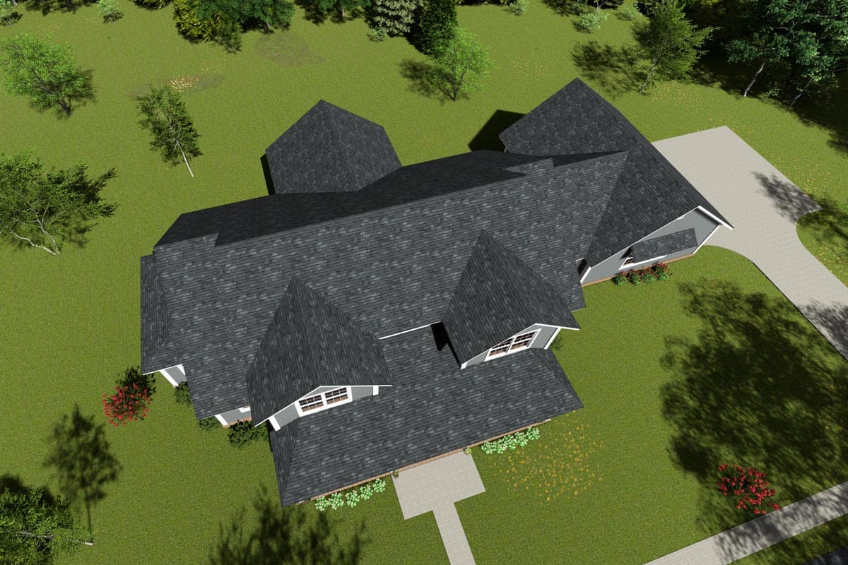 Plan 52325WM: 4-Bed Country Farmhouse Plan with Vaulted Great Room and Covered Porch - Image #8 - Country, Farmhouse, Modern Farmhouse, Traditional
