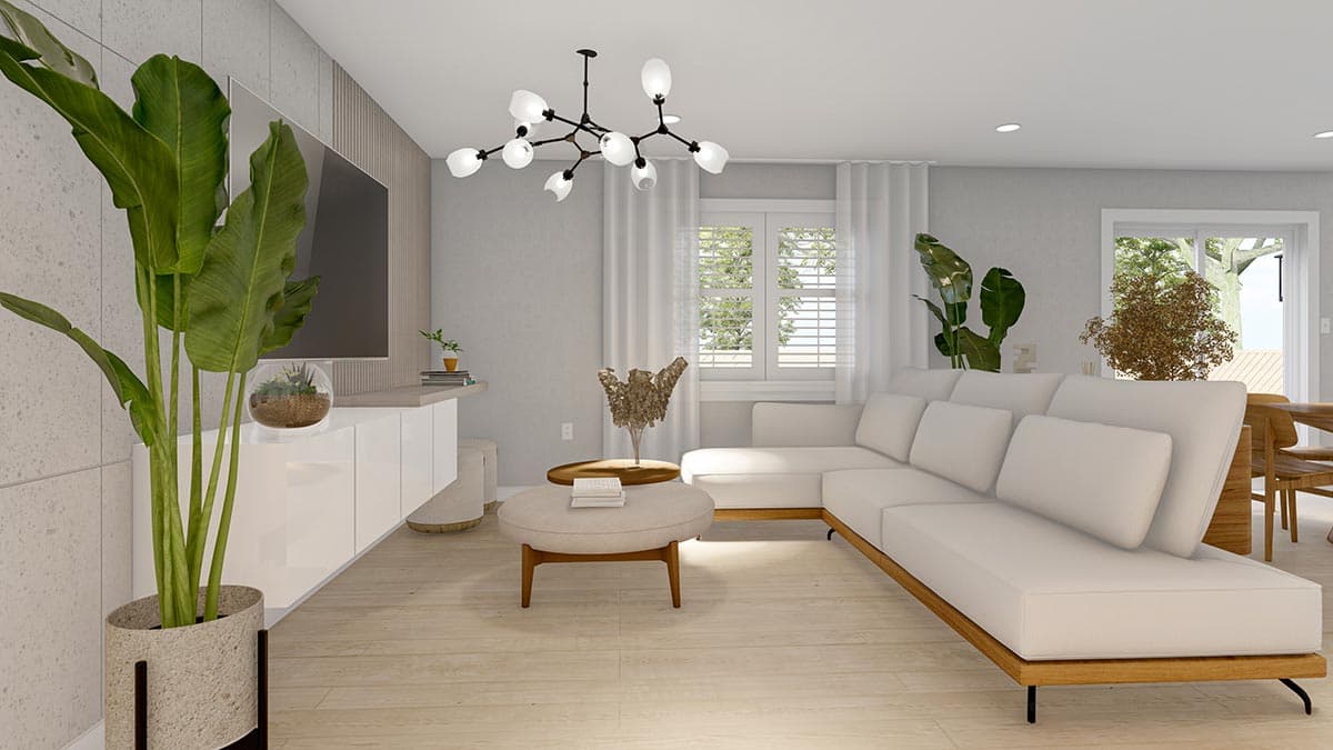 Plan 61448UT: 1660 Square Foot 3 Bed Traditional One-Story House Plan - Image #10 - Ranch, Traditional