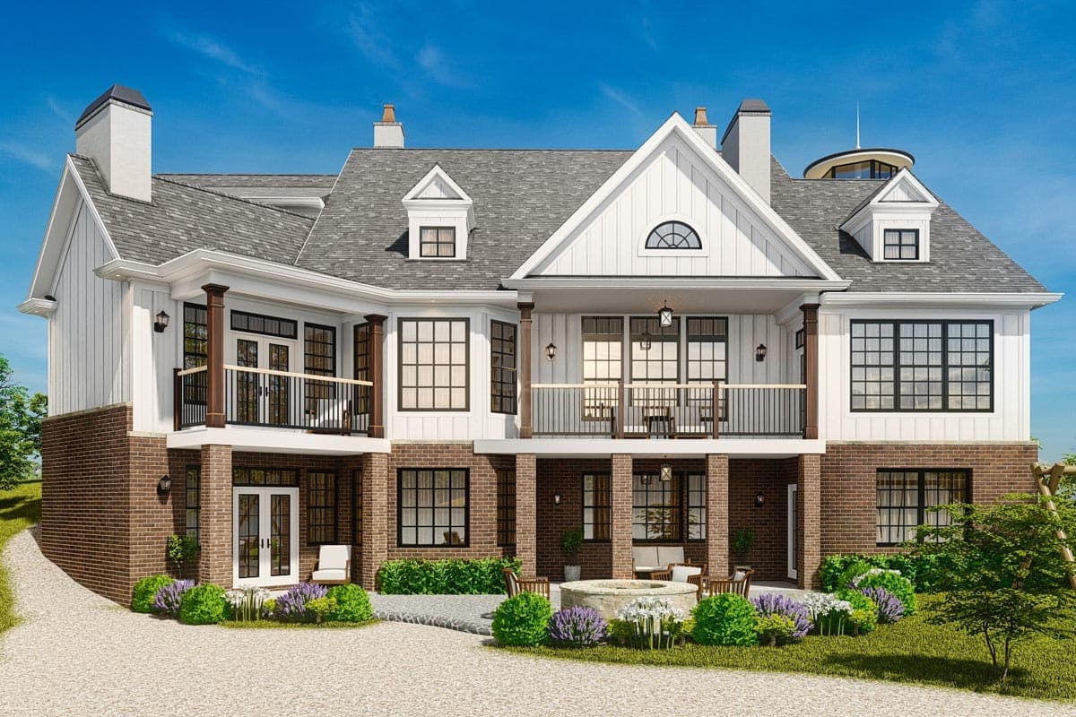 Plan 25810GE: Shingle Style Home Plan with Lighthouse and Upper Level Bonus Room - Image #5 - Beach, Coastal, Coastal Contemporary, Craftsman, New American, Shingle