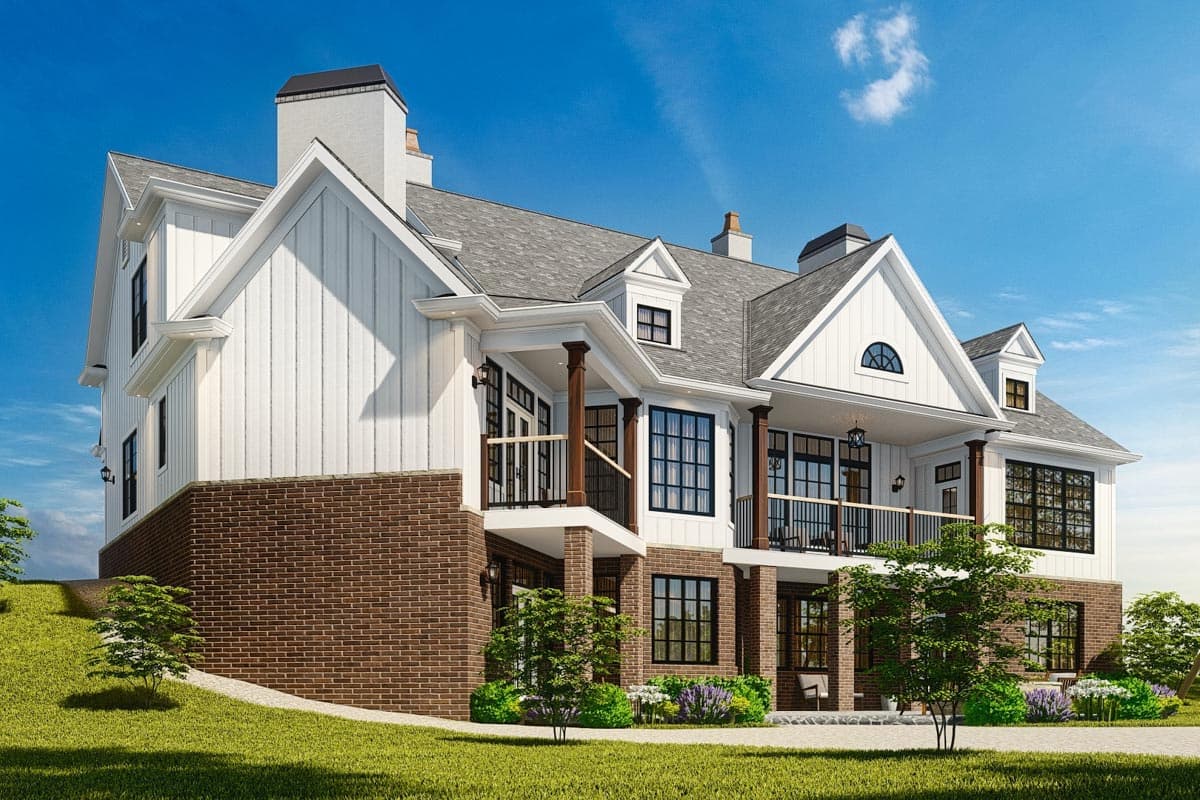 Plan 25810GE: Shingle Style Home Plan with Lighthouse and Upper Level Bonus Room - Image #6 - Beach, Coastal, Coastal Contemporary, Craftsman, New American, Shingle