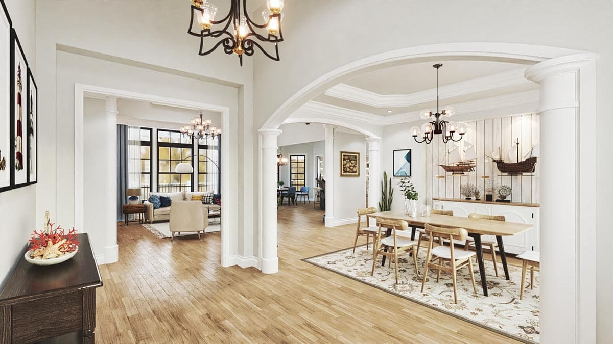 Plan 25810GE: Shingle Style Home Plan with Lighthouse and Upper Level Bonus Room - Image #12 - Beach, Coastal, Coastal Contemporary, Craftsman, New American, Shingle