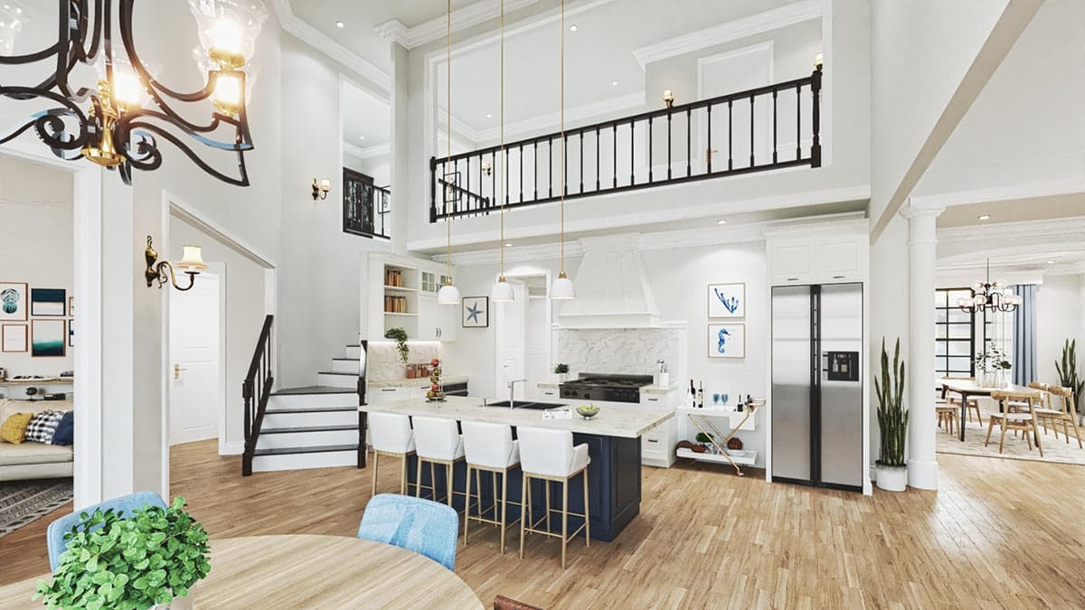 Plan 25810GE: Shingle Style Home Plan with Lighthouse and Upper Level Bonus Room - Image #14 - Beach, Coastal, Coastal Contemporary, Craftsman, New American, Shingle