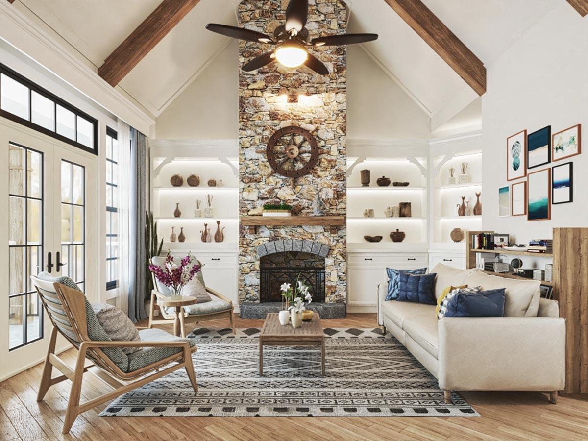 Plan 25810GE: Shingle Style Home Plan with Lighthouse and Upper Level Bonus Room - Image #18 - Beach, Coastal, Coastal Contemporary, Craftsman, New American, Shingle