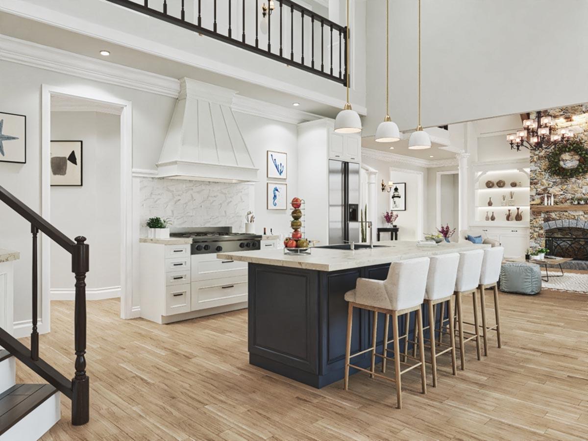 Plan 25810GE: Shingle Style Home Plan with Lighthouse and Upper Level Bonus Room - Image #19 - Beach, Coastal, Coastal Contemporary, Craftsman, New American, Shingle