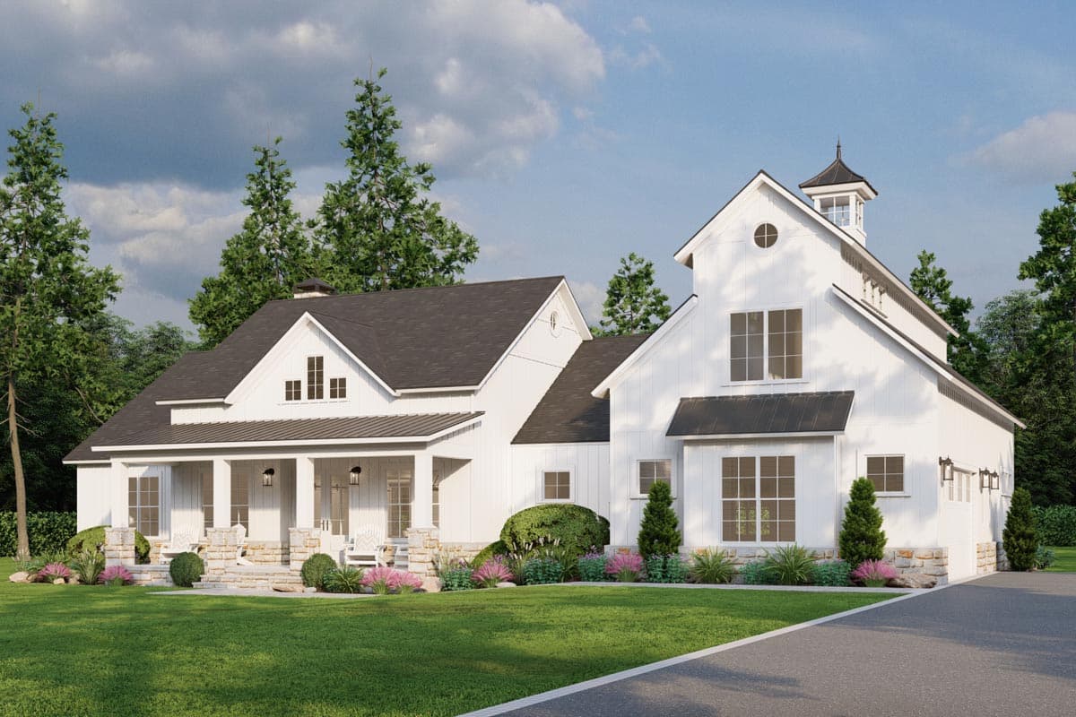 Plan 70852MK: 2683 Square Foot 3 Bed Modern Farmhouse House Plan with Bonus Expansion - Image #6 - Country, Farmhouse, Modern Farmhouse, Traditional