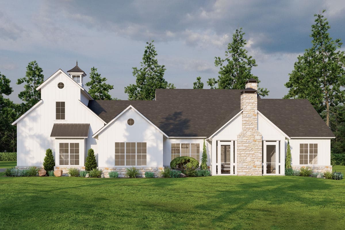 Plan 70852MK: 2683 Square Foot 3 Bed Modern Farmhouse House Plan with Bonus Expansion - Image #8 - Country, Farmhouse, Modern Farmhouse, Traditional