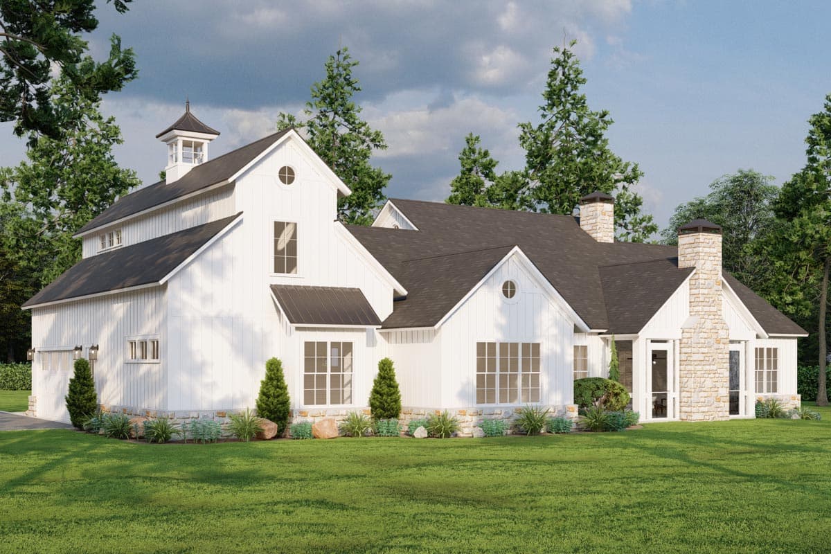 Plan 70852MK: 2683 Square Foot 3 Bed Modern Farmhouse House Plan with Bonus Expansion - Image #10 - Country, Farmhouse, Modern Farmhouse, Traditional