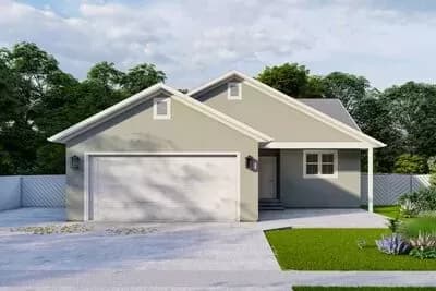 Country Ranch House Plan with Optionally Finished Lower Level