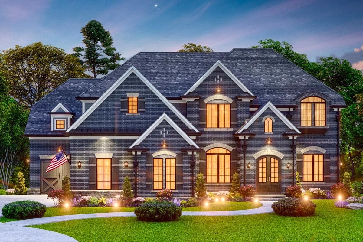 Plan 25811GE: 2-Story Southern Traditional House Plan with Keeping Room and Spacious Rear Porch - Image #5 - Southern, Traditional