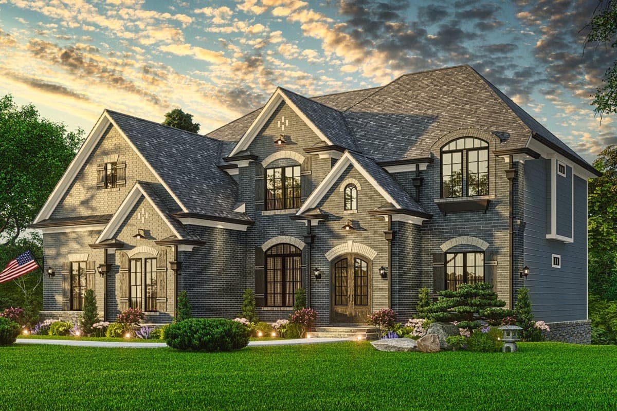 Plan 25811GE: 2-Story Southern Traditional House Plan with Keeping Room and Spacious Rear Porch - Image #7 - Southern, Traditional