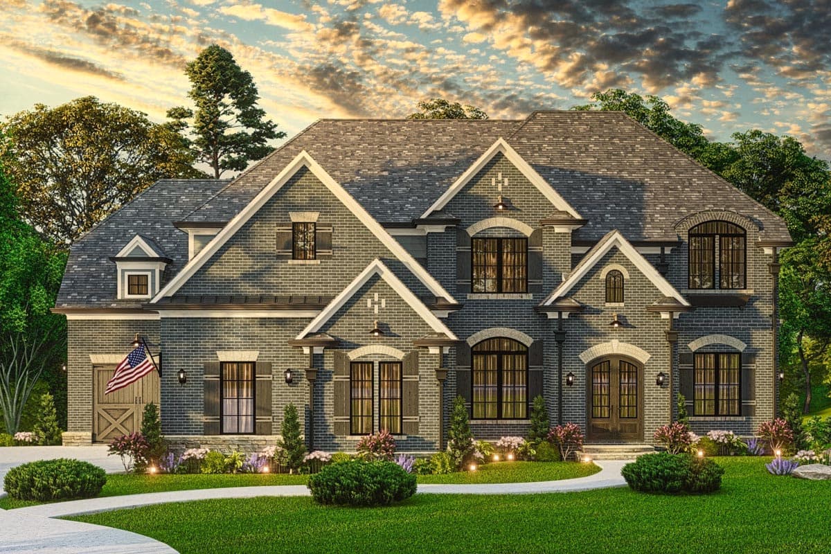 Plan 25811GE: 2-Story Southern Traditional House Plan with Keeping Room and Spacious Rear Porch - Image #8 - Southern, Traditional