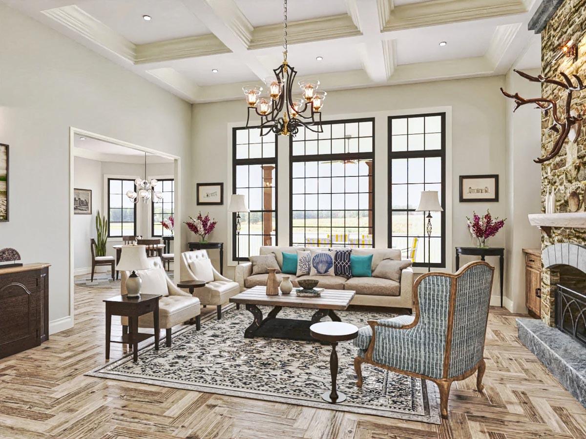 Plan 25811GE: 2-Story Southern Traditional House Plan with Keeping Room and Spacious Rear Porch - Image #9 - Southern, Traditional