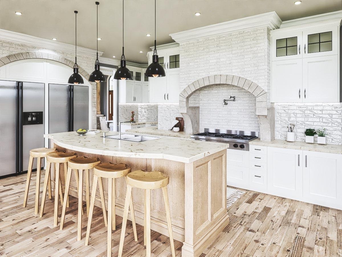 Plan 25812GE: 5,000 Square Foot Rustic Mountain Home Plan with Angled Garage - Image #9 - Country, Craftsman, Mountain, New American